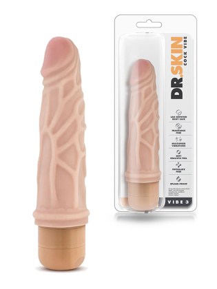Mr.Skin Realistični bež vibrator -330466-1